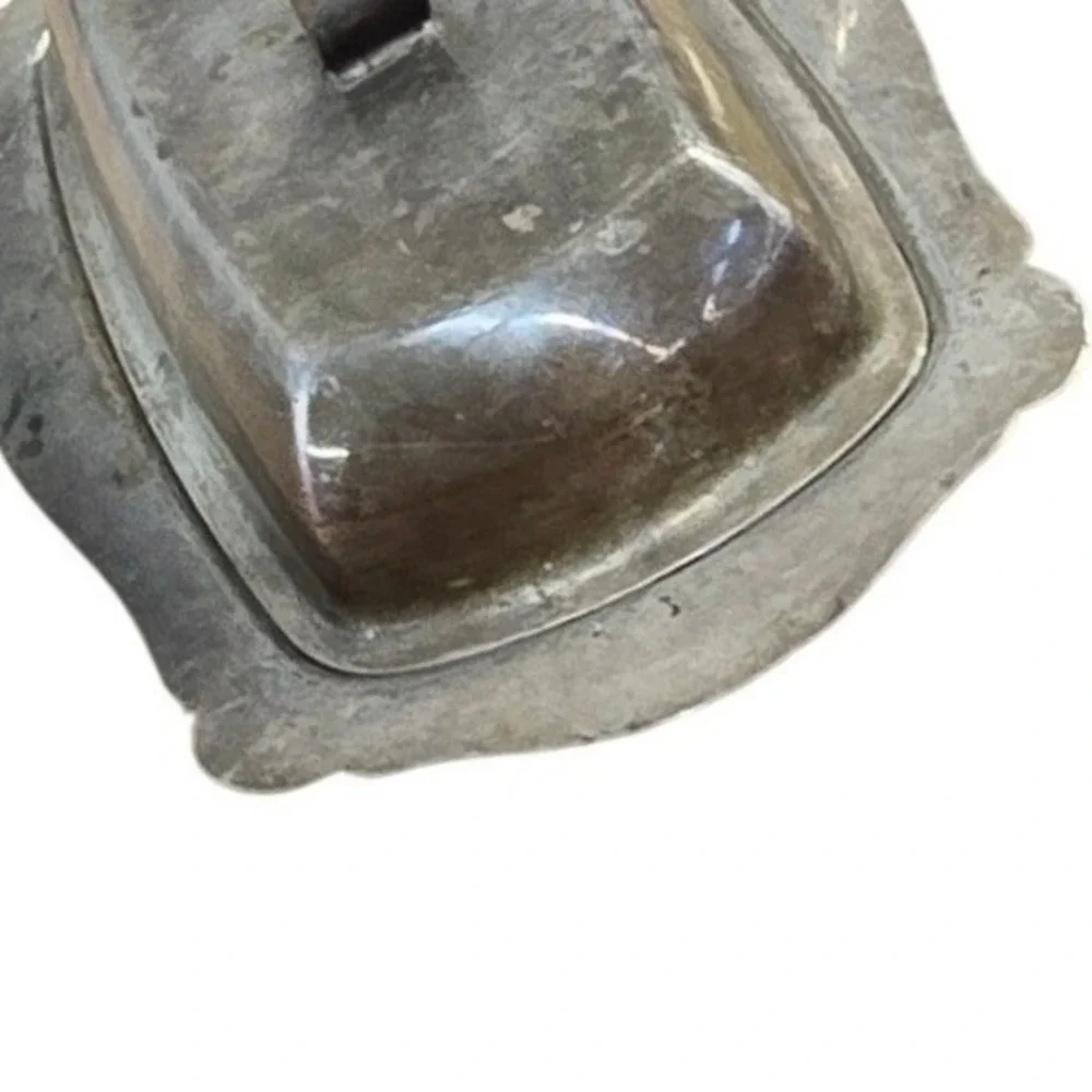 S. BLACKMINTON vintage silver plated butter relish‎ cranberry dish patina 8x4x3